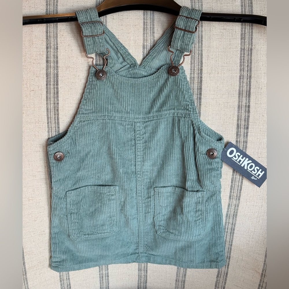 OshKosh B'gosh Kids Corduroy Overalls - Teal